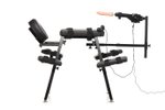 XR Brands - Obedience Bench Met Seksmachine - Zwart