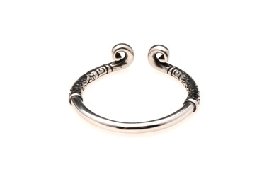 penisring schmuck Aufregender Edelstahl Cockring mit Rillen, Ø 35 bis 55 mm
