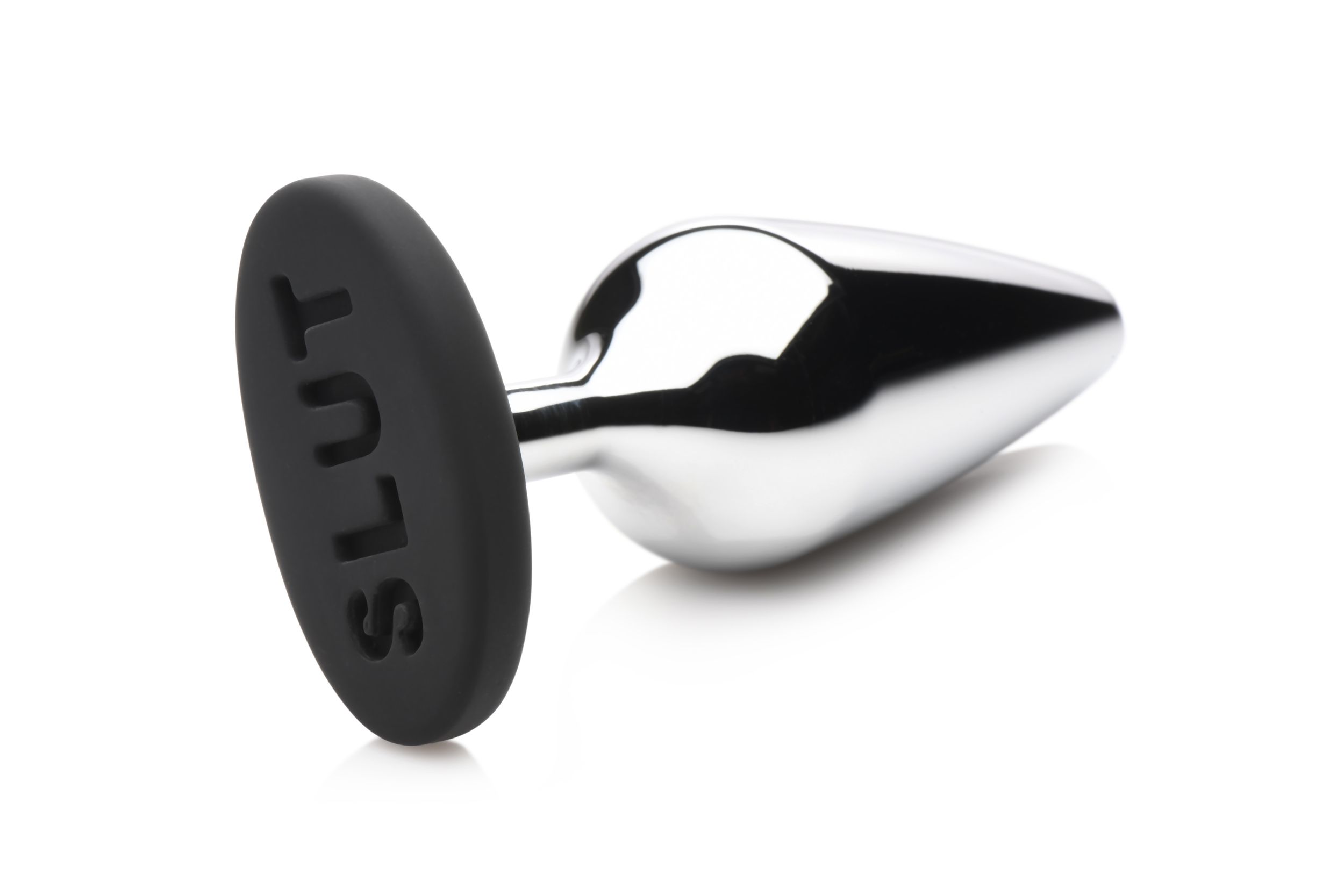 XR Brands - Butt Slut Metalen & Siliconen Butt Plug - Zilver - Afbeelding 2