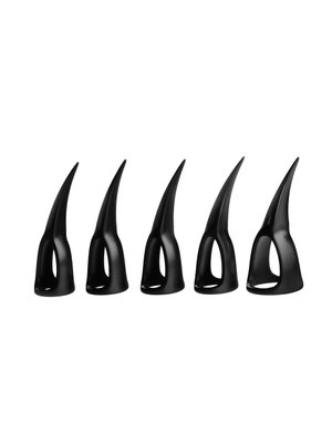 XR Brands - Set van 10 Klauwen - Zwart
