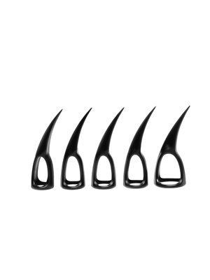 XR Brands - Set van 10 Klauwen - Zwart