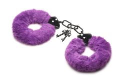 XR Brands - Cuffed In Fur Kajdanki - Fioletowy