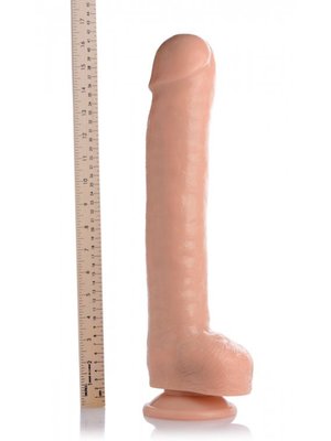 The Destroyer Realistische XXL Dildo Met Balzak - 32 cm