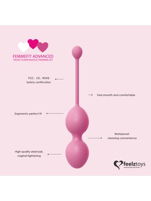 FeelzToys - FemmeFit Bekkenspier Training Set 3 st