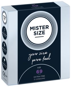 MISTER.SIZE Preservativos de 69 mm 3 unidades