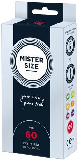MISTER.SIZE 60 mm Condoms 10 pieces