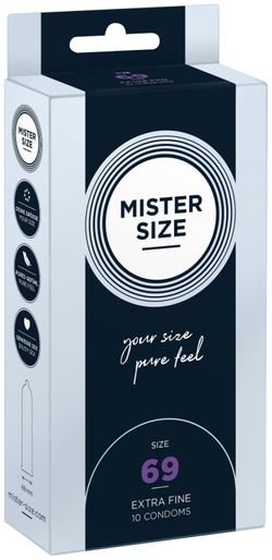 MISTER.SIZE Preservativos de 69 mm 10 unidades