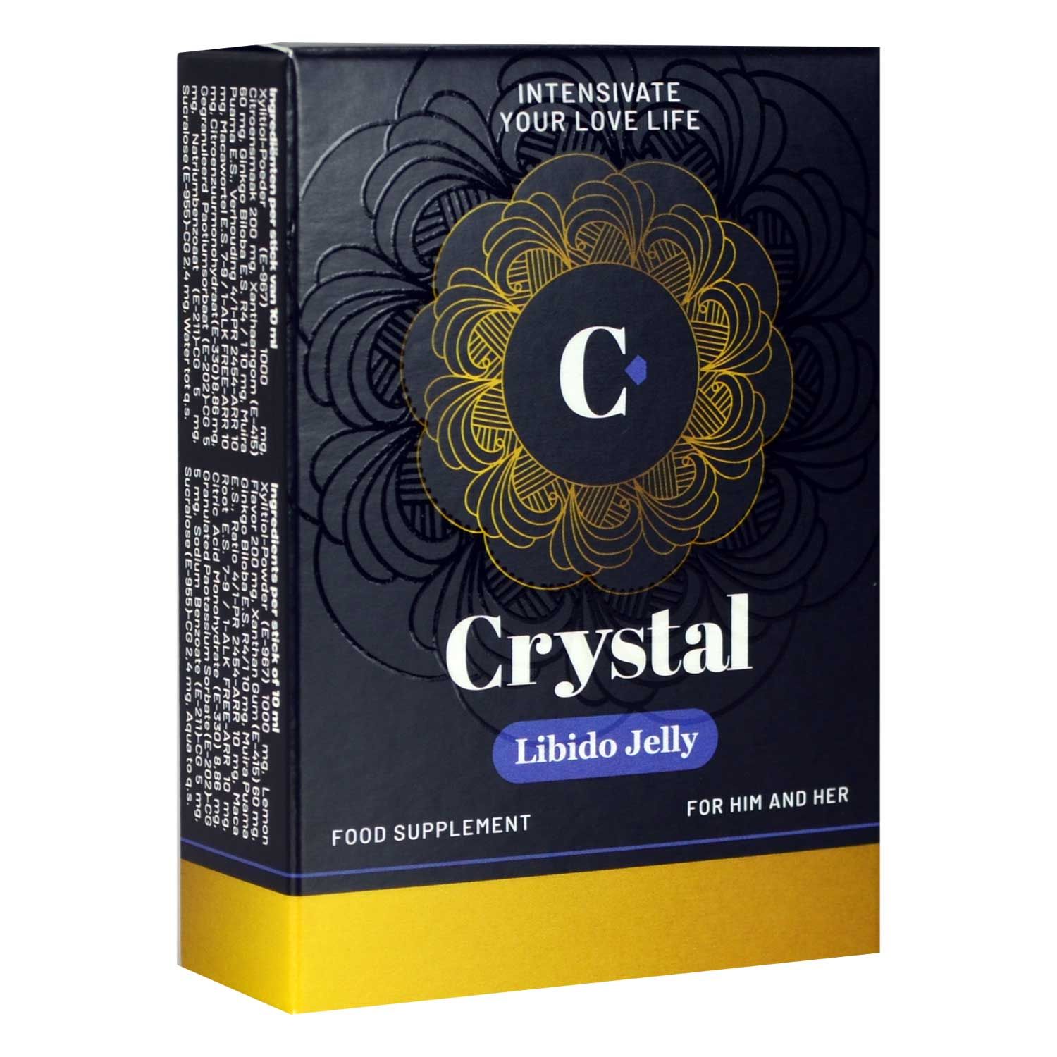 Crystal Libido Jelly Aphrodisiac for Men and Women 5 sachets