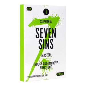 Seven Sins - Master - Aphrodisiakum für Männer - 15 weiche Gelkapseln