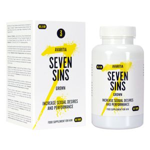 Seven Sins - Grown - Aphrodisiakum für Männer - 60 Stück
