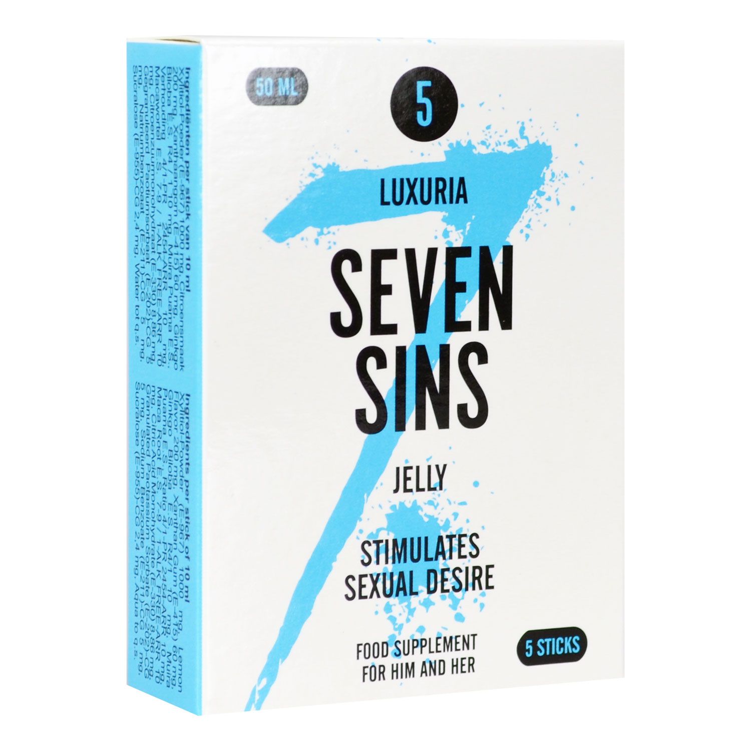 Seven Sins Jelly Aphrodisiac for Couples 5 sachets