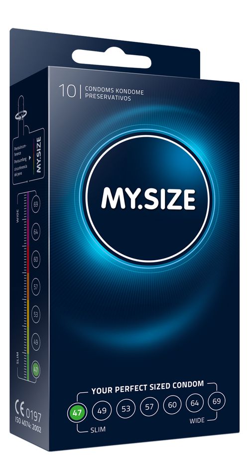 MY.SIZE Pro 47 mm Condooms - 10 stuks
