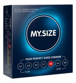 3 Mysize condooms 60 mm