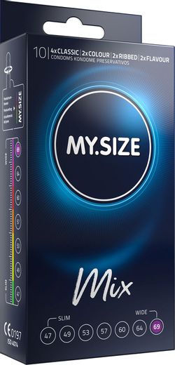 Préservatifs MY.SIZE Mix 69 mm - 10 pièces