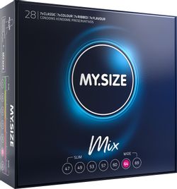 Preservativi MY.SIZE Mix 64 mm - 28 pezzi