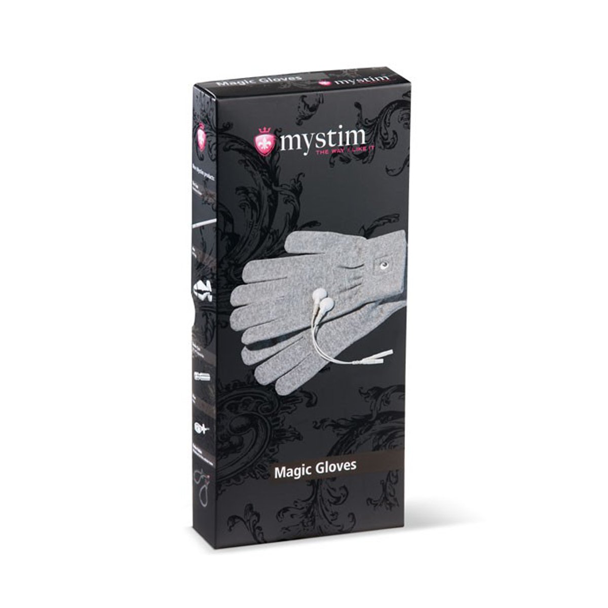 MYSTIM – Magic Gloves Elektro Massagehandschoenen – Black