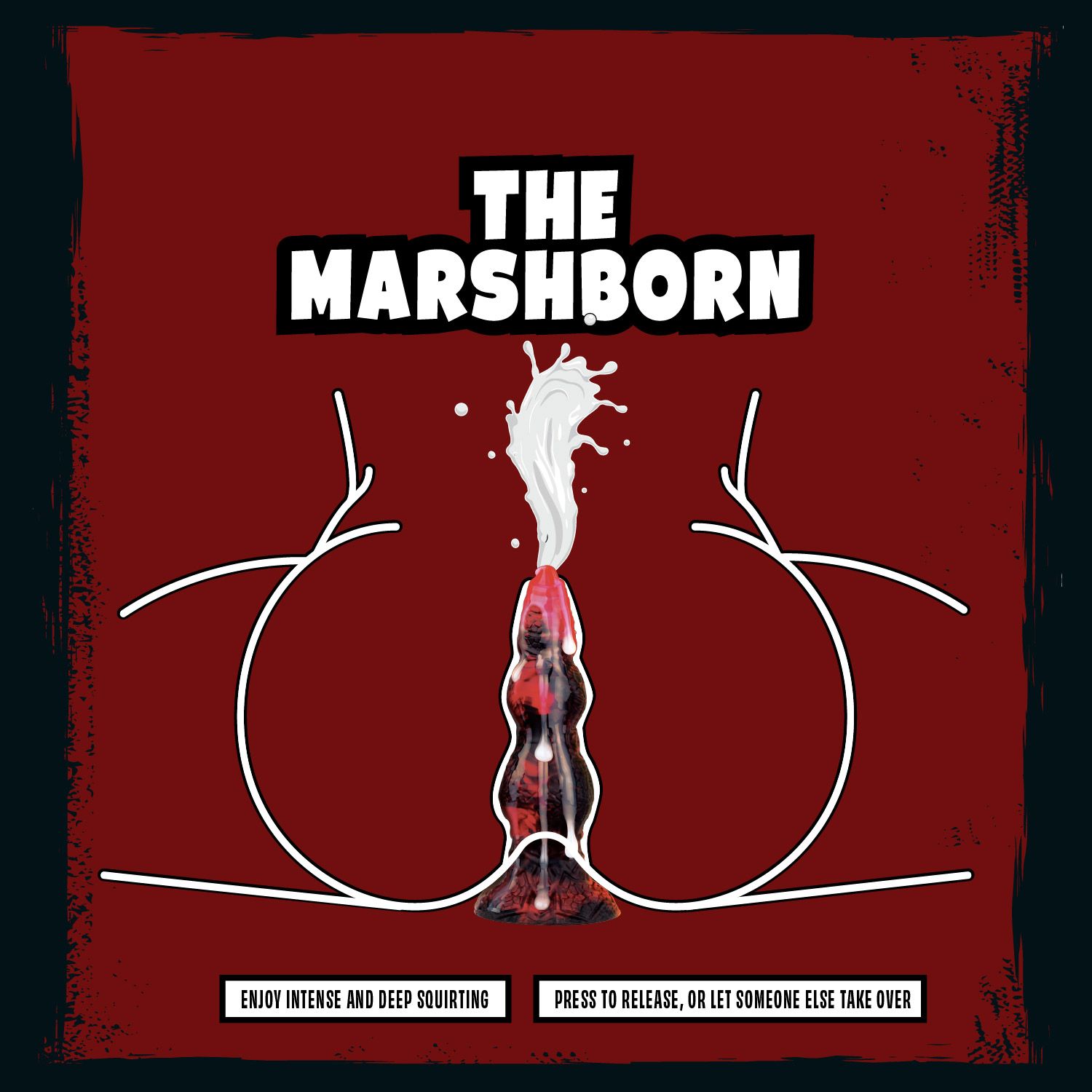 Mythical Mates - The Marshborn Spuitende Dildo - 24 cm foto 2