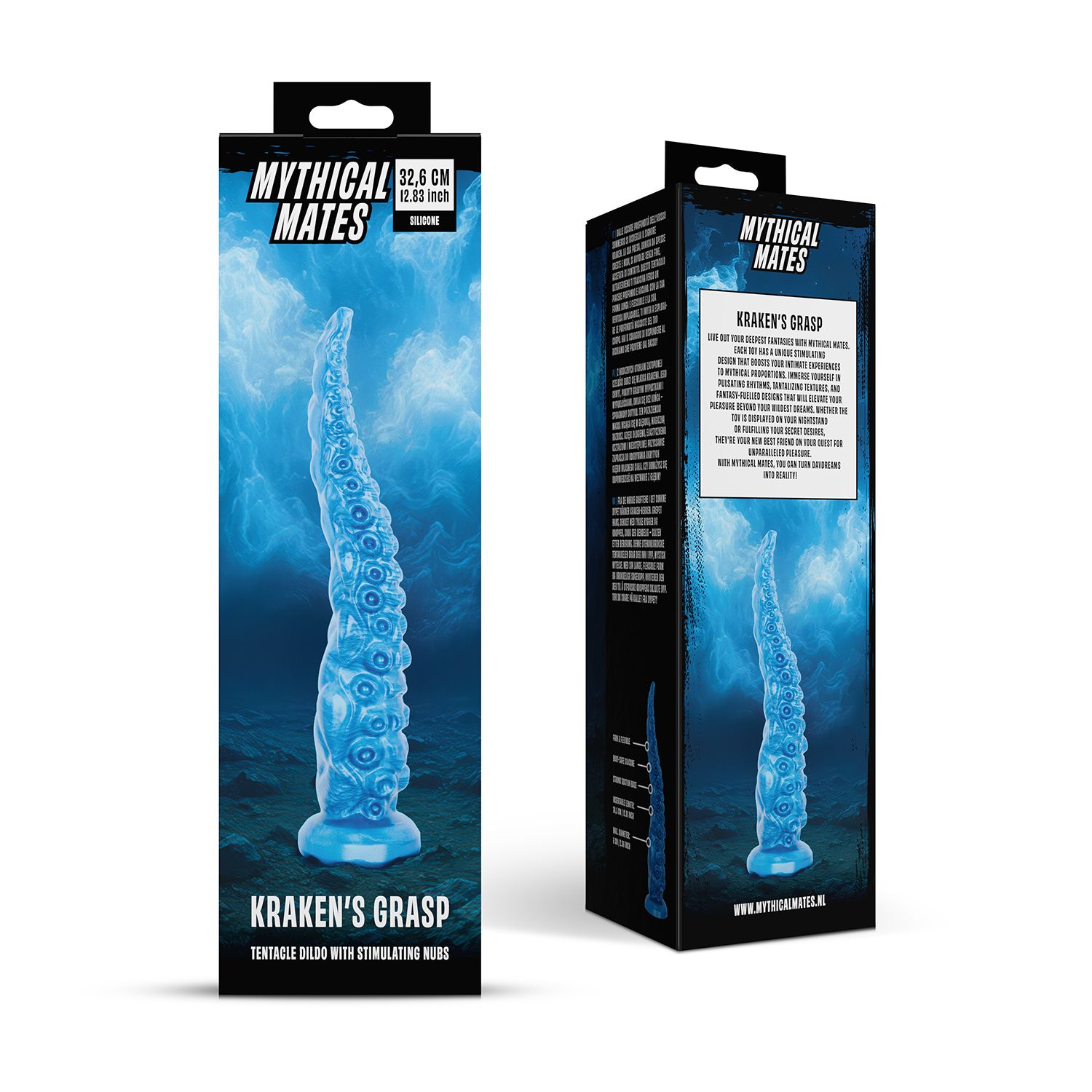 Mythical Mates - Kraken’s Grasp Tentakel Dildo - 32 cm foto 10