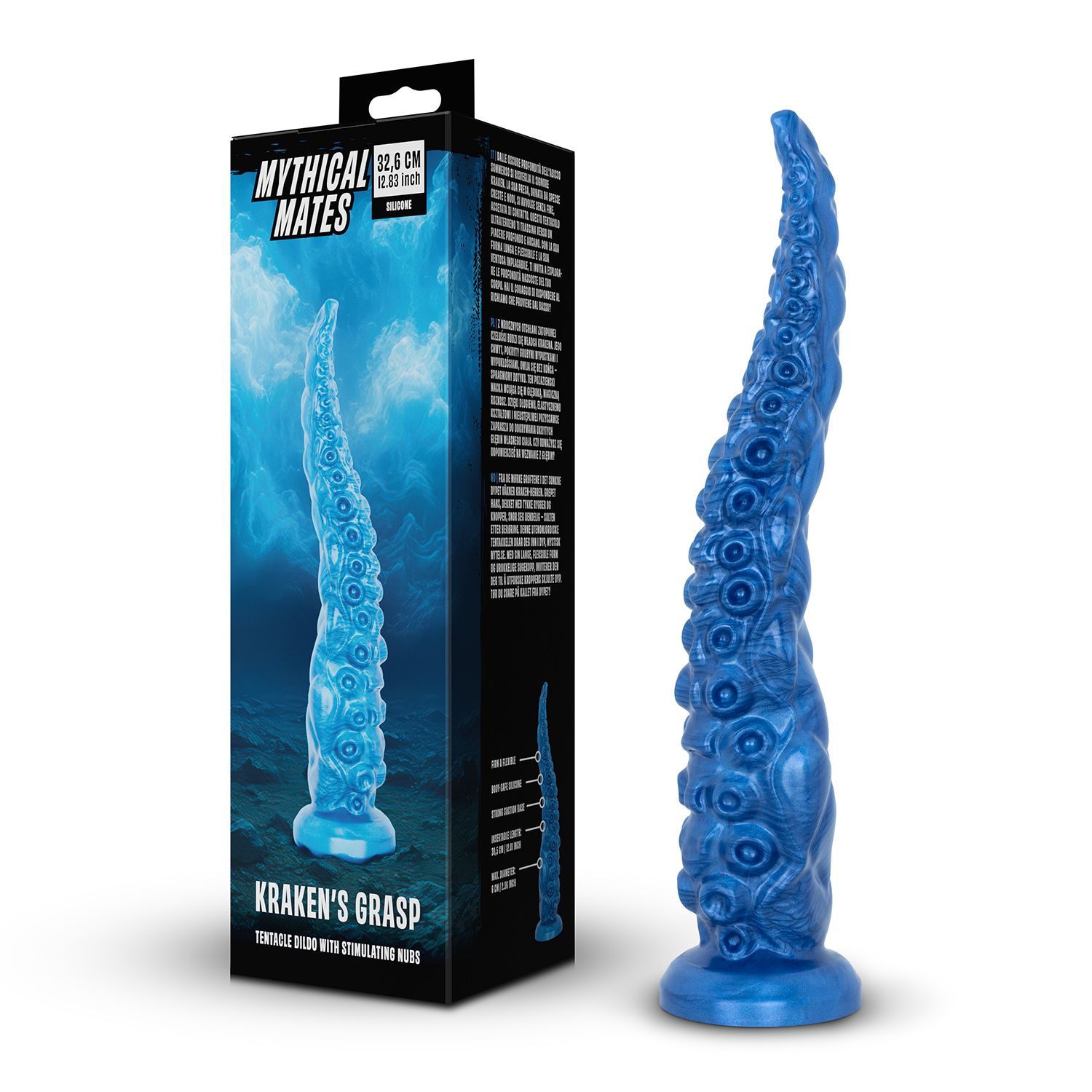Mythical Mates - Kraken’s Grasp Tentakel Dildo - 32 cm foto 9