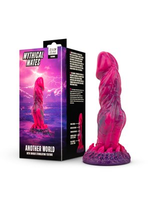 Mythical Mates - Another World Dildo Roze & Paars - 22.4 cm