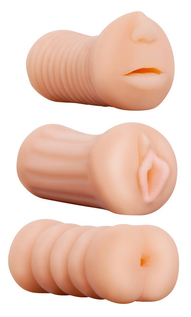 XXX To-Go Threesome - Mini Masturbator Set - EasyToys