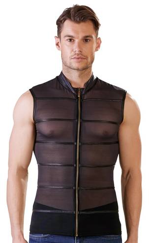 Powernet Shirt With Wetlook Stripes