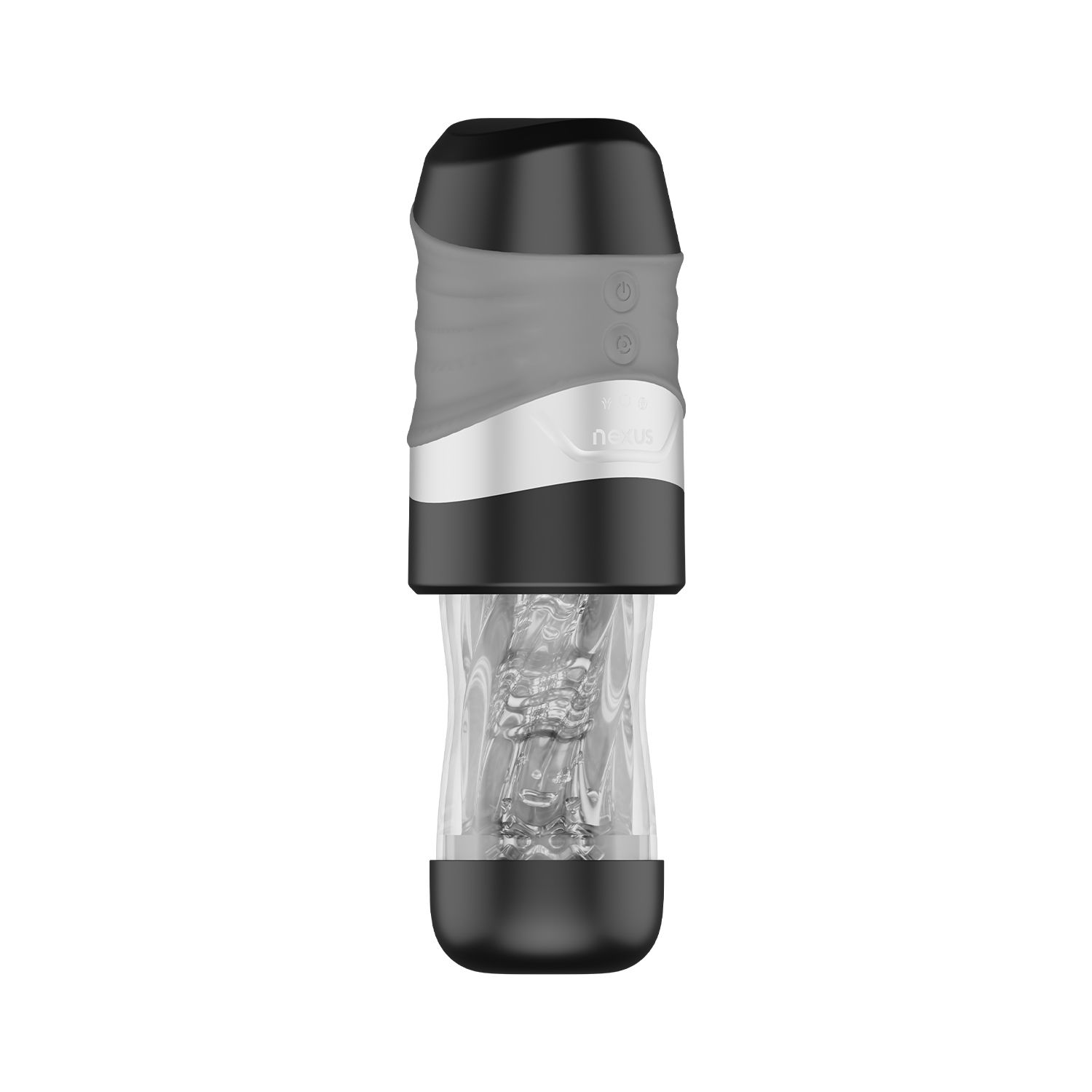 Nexus – Alpha Surge Masturbator met Rotatie & Zuigfunctie – Zwart - Afbeelding 5