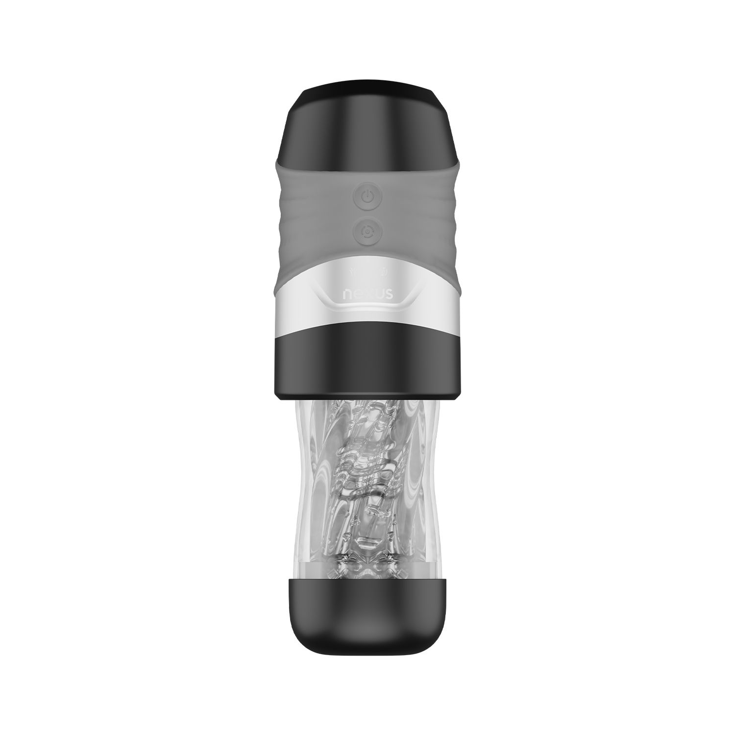 Nexus – Alpha Surge Masturbator met Rotatie & Zuigfunctie – Zwart - Afbeelding 4