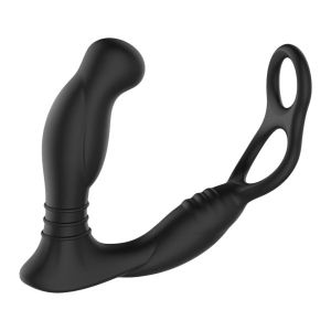 Simul8 Prostatavibrator mit Penis- und Hodenring