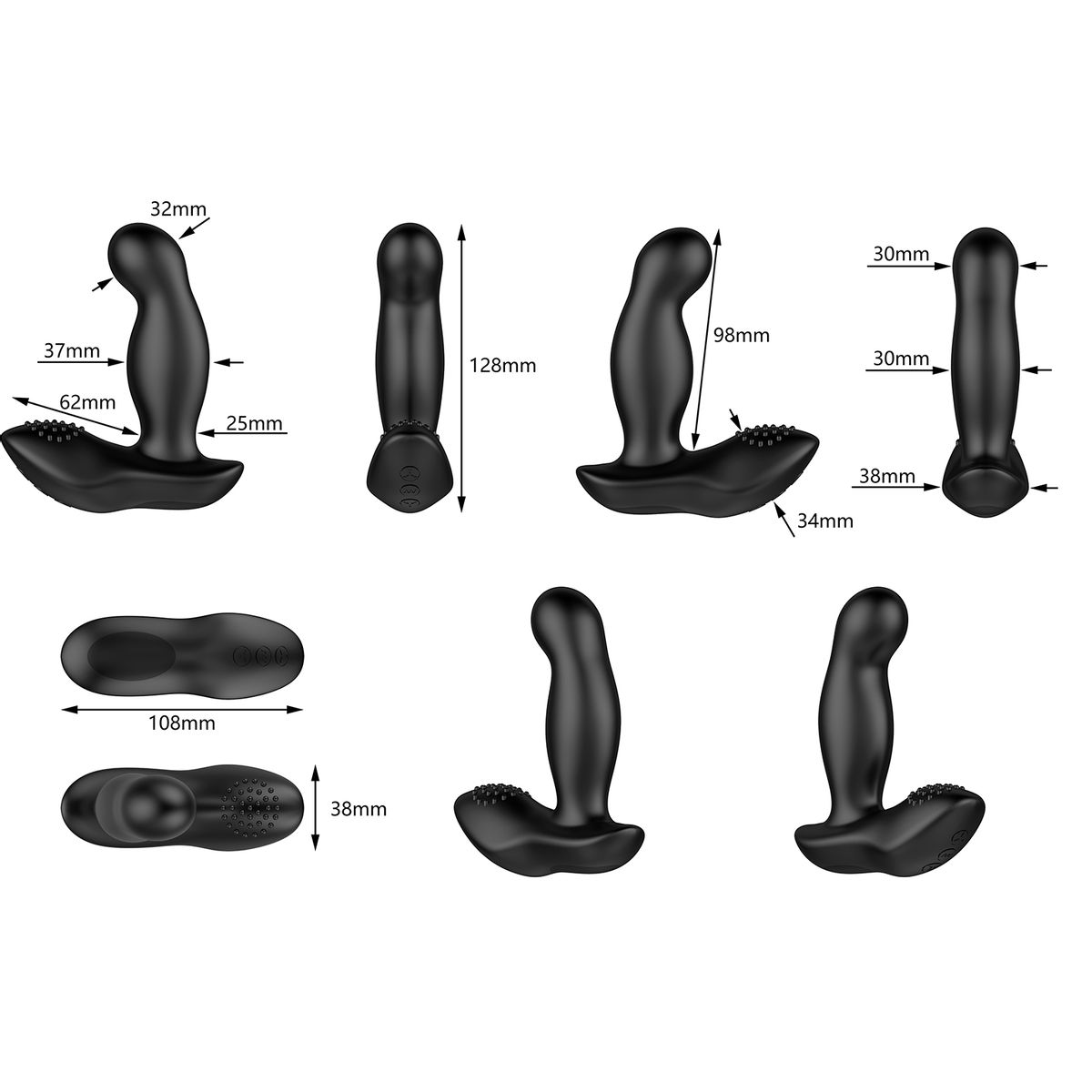 Nexus - Boost Vibrerende en Opblaasbare Prostaat Vibrator - diameter 46 mm foto 6