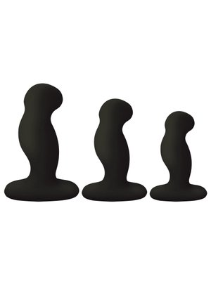 Nexus - G-Play Trio Plus Unisex Vibrator Pack - S/M/L - Zwart