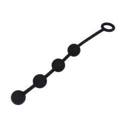 Nexus - Excite Medium Silicone Anal Beads Black 