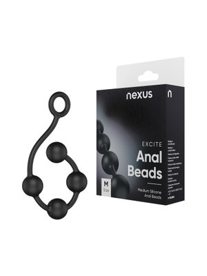 Nexus - Excite Siliconen Anaal kralen - Medium
