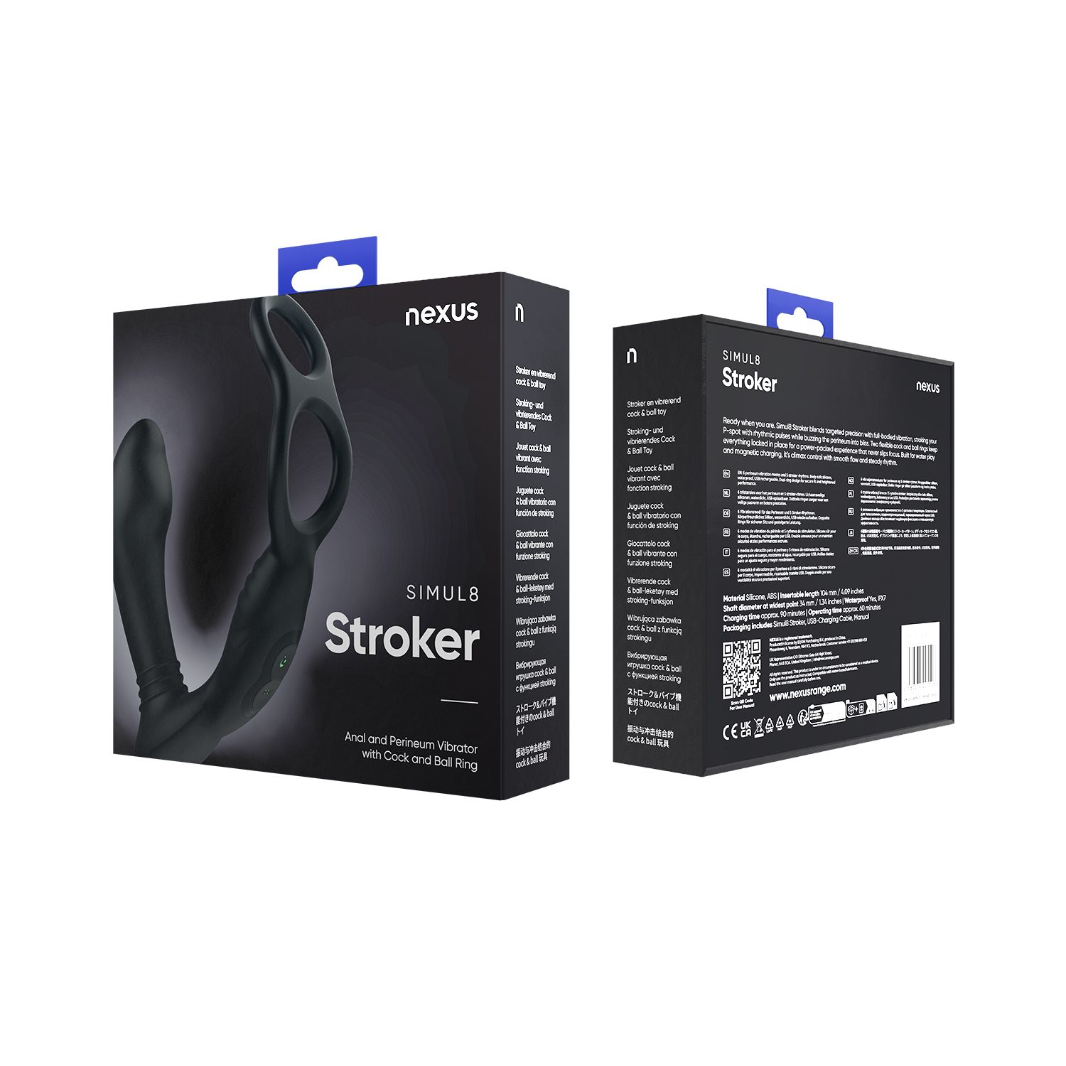 Nexus - Simul8 Vibrerende Anaal Vibrator Met Cockring foto 11