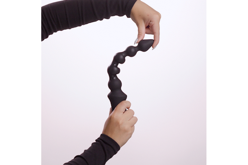 Nexus - Bendz Vibrerende Anaal Ketting - Zwart