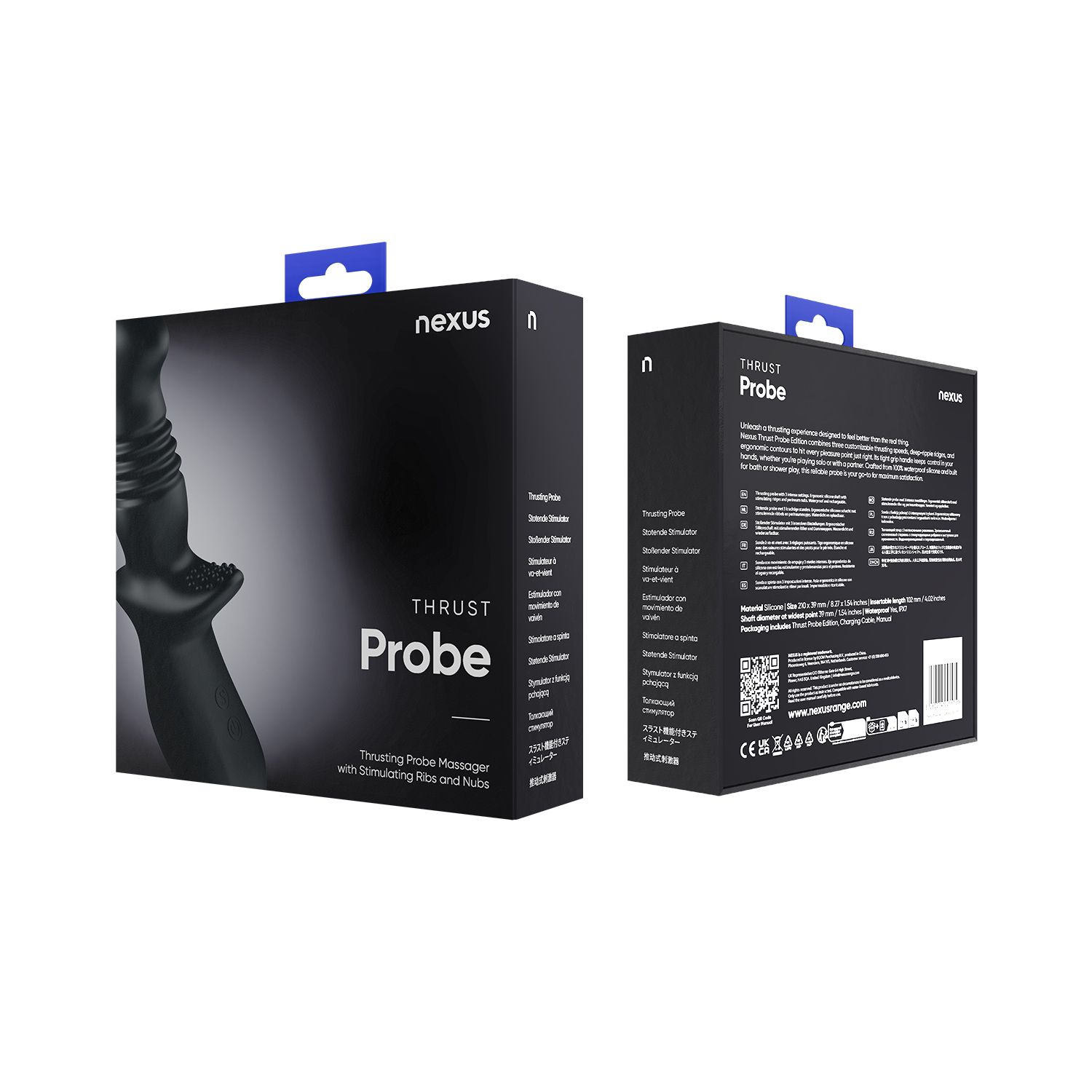 Nexus - Thrust Anaal Prostaat Vibrator - Zwart - Afbeelding 10