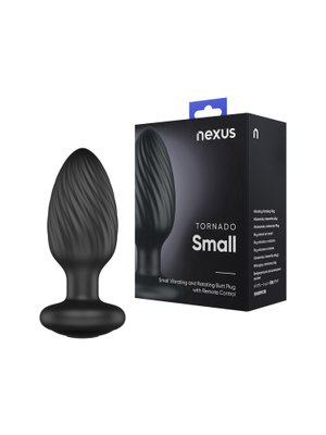 Nexus - Tornado Roterende Butt Plug - Zwart