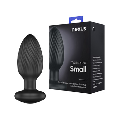 Nexus - Tornado Rotating Butt Plug - Black
