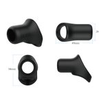 Nexus - RISE Siliconen Cock en Balls houder - Zwart