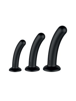 Nexus - Dilator Set Siliconen Anaal Dildos - Zwart