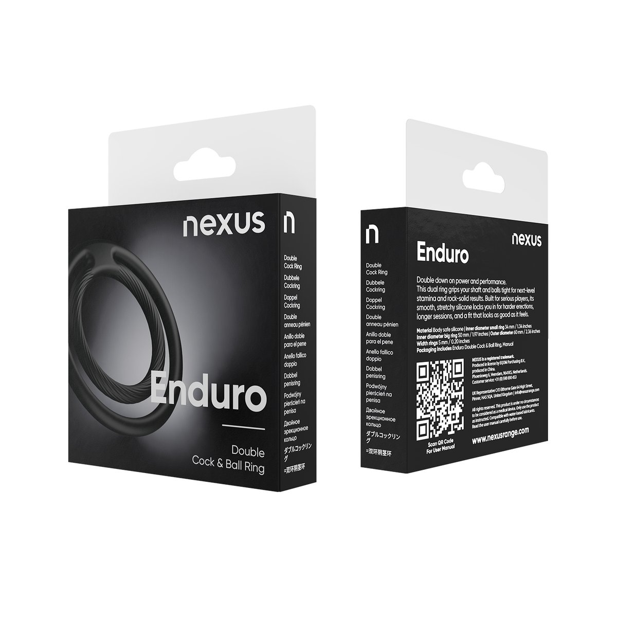 Nexus - Double Enduro Cock and Ball Ring