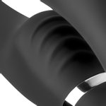 No-Parts - Avery Strapless Strapon Vibrerende Dildo 22 cm - Zwart