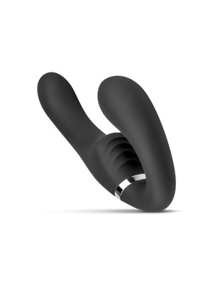 No-Parts - Avery Strapless Strapon Vibrerende Dildo 22 cm - Zwart