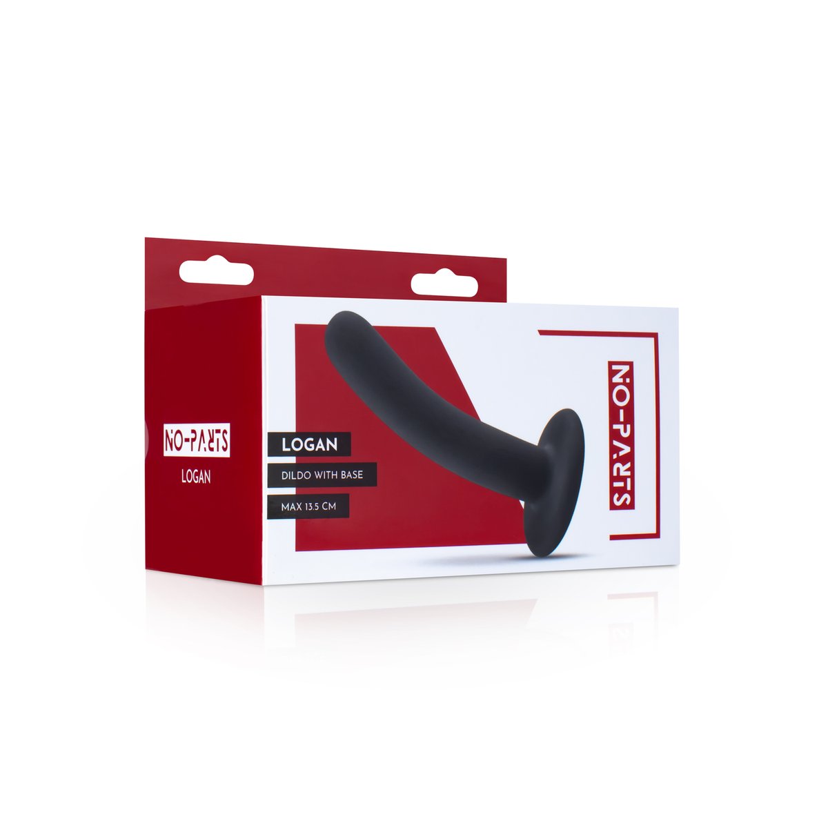 No-Parts - Logan Dildo 13.5 cm - Zwart