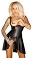 Open Cup Wetlook Mini Dress