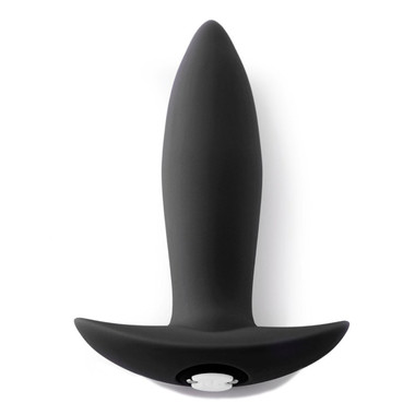 Mini Plug Vibrating Butt Plug - Black
