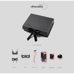 Obsessive – Wonderia Caja de Regalo – Negro