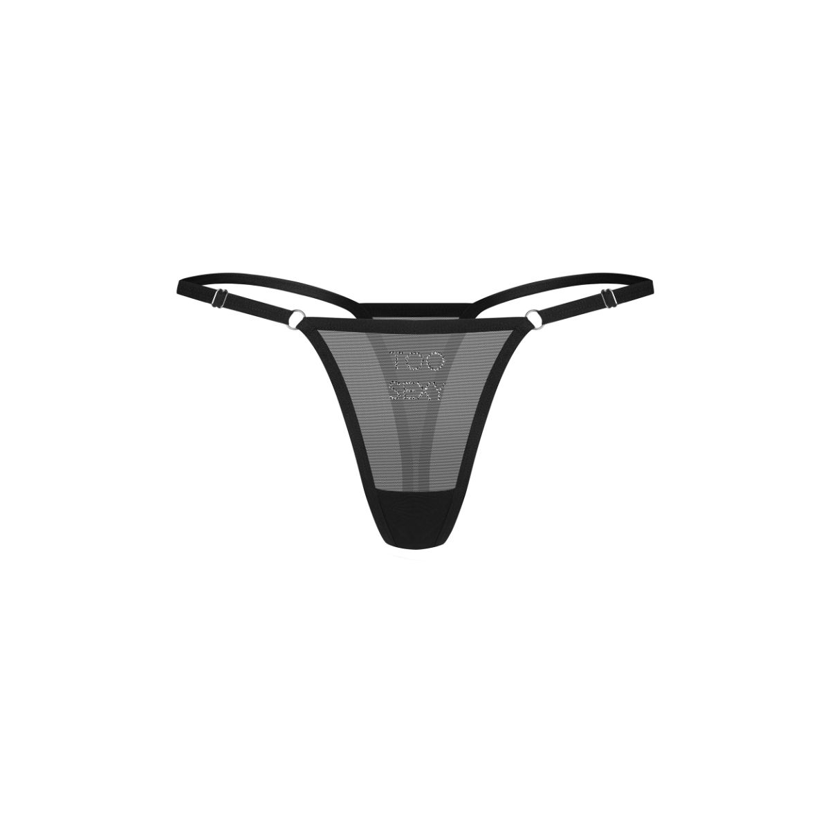 Obsessive - Violami Sexy String - Zwart - Afbeelding 4