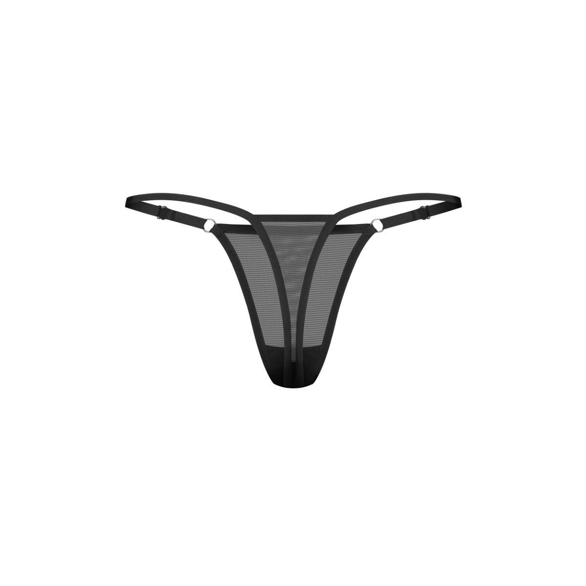 Obsessive - Violami Sexy String - Zwart - Afbeelding 5