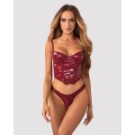 Obsessive - Redya Corset en String - Rood